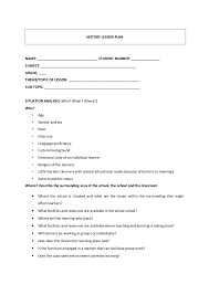 How do i structure feedback on a lesson observation? History Lesson Plan Template
