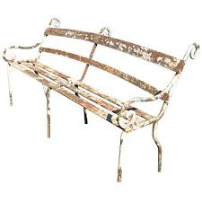 Rare 19th Century Scottish Wrought Iron Garden Bench Wrought Iron Garden Furniture Garden Furniture Vintage Bedroom Furniture