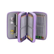 Oxford Cloth School Pencil Case Kids Girls Boy Penalty Large Pen Bag 4 Layers 72 Holes Pencilcase Zi School Pencil Case Kawaii School Supplies Cute Pencil Case