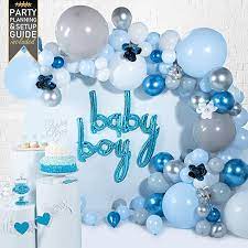 Amazon Com Baby Shower Decorations For Boy Premium Kit Includes Step By Step V Baby Shower Balloons Baby Shower Decorations For Boys Baby Shower Decorations