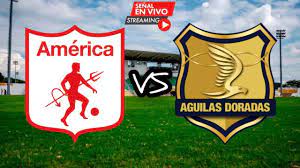 America 1 Vs Aguilas Doradas 1 Liga I 2021 Youtube
