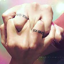Wedding Date Finger Tattoos For Couples Finger Tattoos For Couples Cool Finger Tattoos Wedding Finger Tattoos