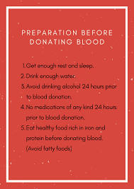 What to eat for breakfast before donating blood. Facebook