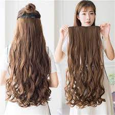 It's much more fun than short hair, because short hair is hard to twirl!. Long Curly Fake Hair Women Girls Hair Style Wake Curls Hair False Hair Wig Velcro Curly Horsetail Buy At A Low Prices On Joom E Commerce Platform
