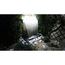 Set Lame D Eau Niagara 60 Cm Ubbink 35 Led Inox 304 Livre Avec Pompe Et Bassin Bassin Exterieur Bassin De Jardin Bassin