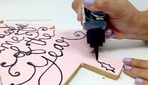 Stenciling a long quote can be a real pain to line up all the letters and get the spacing right unless you have a masking alphabet stencil that makes lining. Diy Holiday Sign How To Paint Letters On Wood Without A Stencil