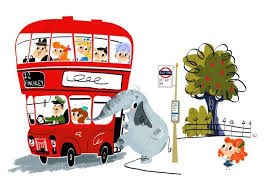 Elephant Bus Psd Nikki Dyson Representing Leading Artists Who Produce Children S And Decorative Work To Commission Or License A Dibujos Mascotas Acuarela