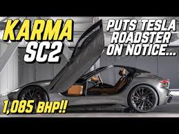 Karma S 1 085 Bhp Sc2 Puts Tesla Roadster On Notice Youtube