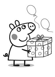 Peppa Pig Happy Birthday Coloring Pages Happy Birthday Coloring Pages Peppa Pig Coloring Pages Birthday Coloring Pages