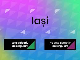 Substantivele care au numai forma de dacă majoritatea substantivelor sunt mobile, au o formă pentru masculin şi alta pentru feminin, există şi o categorie de substantive epicene, cu o. Substantivele Defective De Singular RecunoaÈ™te Le