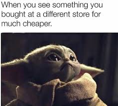 Pin By Seashell On Baby Yoda Really Funny Memes Yoda Funny Stupid Funny Memes