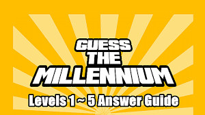 Do you love the 2000s? Guess The Millennium Answers Guide Levels 1 Through 5 Guess The Millennium