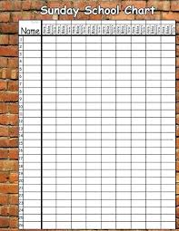 Sunday School Attendance Sheet Template Xtech Me