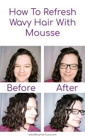 What you see in the picture is now possible with the use of this one product you can select from our list of top rated best hair mousse for wavy hair. Day 2 Wavy Hair Routine How To Refresh With Mousse Wavy Hair Care