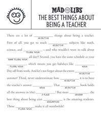 All types of thank you note examples to your teacher to make saying, thanks, teacher! from students or parents, fun and easy. Fun And Easy Printables For Teacher Appreciation Week Brightly