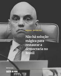 NOSSA OPINIÃO "O Brasil não recuperará a democracia graças a nenhuma  intervenção estrangeira extraordinária" Leia o editorial completo na  #GazetadoPovo https://mrf.lu/svl5