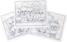 These alphabet coloring sheets will help little ones identify uppercase and lowercase versions of each letter. Buy Crayola Color Wonder Daniel Tiger S Neighborhood 18 Mess Free Coloring Pages Kids Indoor Activities At Home Gift For Age 3 4 5 6 White Black Online In Turkey B07bfps5fv