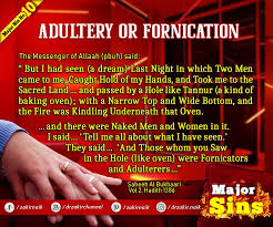 10 Adultery Or Fornication Sins Adultery Islam