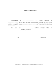 Cererea pentru scoaterea persoanelor de la întretinere se adresează presedintelui asociației de proprietari care în urma solicitării are obligația de a scoate această cerere se completează rapid fie utilizezi formatul editabil word fie o listezi în format pdf sau jpg și o completezi de mână. Cerere Eliberare Certificat De Grefa Privind Solutia Pronuntata