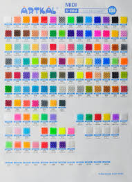 updated color chart for artkal s series 5mm beads beads