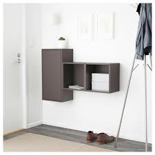 Eket Schrankkombination Fur Wandmontage Dunkelgrau Hier Bestellen Ikea Osterreich Ikea Wohnzimmer Inneneinrichtung Ikea