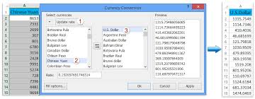 How To Convert Currencies In Microsoft Excel