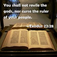 Image result for images of exodus 22: 28