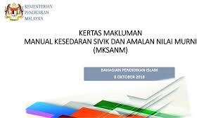 Program studi ini mempelajari tentang perencanaa, pengelolaan, pelaksanaan, dan pengawasan proses. Kertas Makluman Manual Kesedaran Sivik Dan Amalan Nilai Murni Mksanm Ppt Download