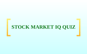 The stock market's history is so old and complex that it's a real challenge to keep track of everything happening on it. Stock Market Iq Quiz By Debra Smith