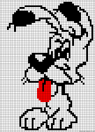 Llaveros pixel art, inspirados en el juego among us. A30719 Friendship Bracelets Net Dessin Petit Carreau Coloriage Monstre Pixel Art A Imprimer