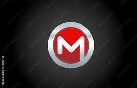 Every friday, mars is giving away 250,000 free bags of m&m's candies. Black Blackground Red Metal M Alphabet Letter Logo Design Icon For Company Or Business Stock Vektorgrafik Adobe Stock