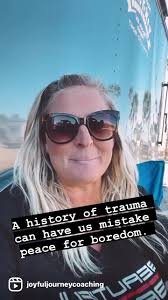 Mistaking peace for boredom….