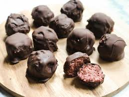 Healthy Chocolate Covered Cherry Truffles Vegan From My Bowl Recipe Chocolate Covered Cherries Healthy Chocolate How Sweet Eats