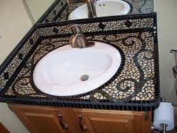 Here are 9 ideas to get you started on your new bathroom countertops. 30 Pictures Of Mosaic Tile Countertop Bathroom 2021