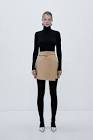 BELTED MINI SKIRT Zara