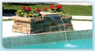 A good test kit or test strips for checking your pool's ph, calcium don't feel comfortable testing the water yourself? This Is Fun For Just About Any Pool Because It S Just A Small Bench And Planter That Spouts Water Pool Waterfall Landscaping Pool Waterfall Diy Pool Waterfall