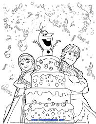 Try to use different colors, make picture happy birthday original! Pin Frozen Happy Birthday Coloring Pages To Print On Pinterest Happy Birthday Coloring Pages Birthday Coloring Pages Frozen Coloring Pages