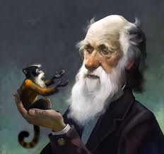 Charles Darwin Illustration Caricature Artist