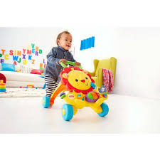 León primeros pasos fisher price precio walmart : Fisher Price Push Walker Lion