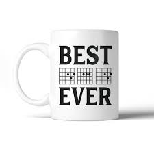 Winston Porter Rison Best Dad Ever Guitar Chord Coffee Mug Mugs Stoneware Cups Best Dad