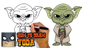 How To Draw Yoda Star Wars Yoda Drawing Star Wars Drawings Star Wars Yoda