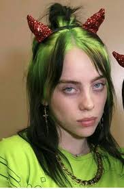 Billie Eilish Billie Billie Eilish Green Hair