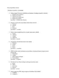 Soal rangking 1 pinter gak tuh. Soal Pengetahuan Umum Pilihan Ganda 10 Nomor 1 Sultan Ageng Tirtoyoso Melakukan Perlawanan Terhadap Penjajah Di Wilayah A