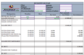 Bulletin De Paie Excel Maroc