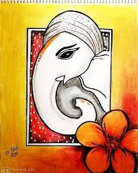 To draw a line, you need two points between which you can draw a line. Ganesh Drawings Fine Art America
