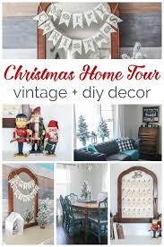 Get the tutorial at the ginger home. Christmas Home Tour Full Of Vintage And Diy Decor Lovely Etc