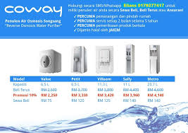 Harga promosi terbaru coway 2021. Cara Beli Penapis Air Coway Secara Online Coway Lunas Kulim