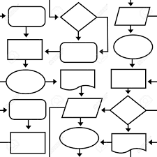 Seamless Tile Flow Chart For Program Design Or Process Management