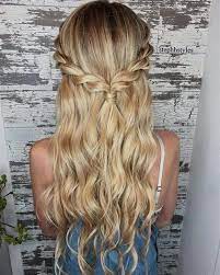 Braid Half Up Half Down Hairstyle Ideas Prom Hairstyles Half Up Half Down Hairstyles Hairstyle For Long Ha Long Hair Styles Long Hair Updo Braids For Long Hair