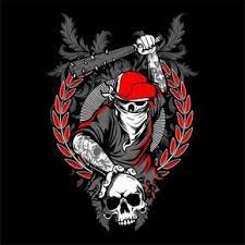 Bandit Skull In Hipster Cap And Skeleton Hands Holding Baseball Bats Isolated Vector Illustration Vector Whites Vintages Vectors Png And Vector With Trans Vector Illustration Illustration Graphic Design Background Templates